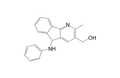 Methanol, (2-methyl-5-phenylamino-indeno[1,2-b]pyridin-3-yl)-