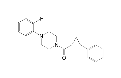 1-(2-Fluorophenyl)-4-[(2-phenylcyclopropyl)carbonyl]piperazine