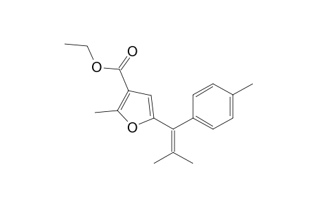 Ethyl 2-methyl-5-(2-methyl-1-p-tolylprop-1-en-1-yl)furan-3-carboxylate