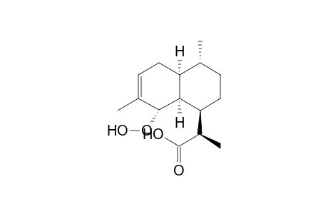(2R)-2-[(1R,4R,4aS,8S,8aS)-8-hydroperoxy-4,7-dimethyl-1,2,3,4,4a,5,8,8a-octahydronaphthalen-1-yl]propionic acid