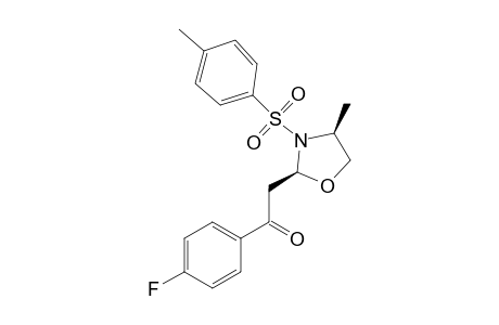 1-(4-Fluorophenyl)-2-[(2S,4S)-4-methyl-3-tosyloxazolidin-2-yl]ethan-1-one