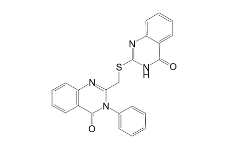 2-([(4-Oxo-3,4-dihydro-2-quinazolinyl)sulfanyl]methyl)-3-phenyl-4(3H)-quinazolinone