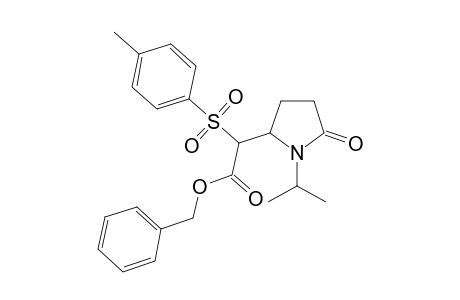 Erythro/threo-benzyl 2-(1-isopropyl-5-oxotetrahydro-1H-2-pyrrolyl)-2-tosylacetate