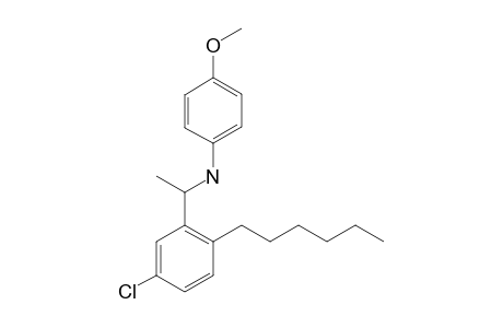 N-]{1-](5-]Chloro-]2-]n-]hexylphenyl)ethyl}-]4-]methoxyaniline