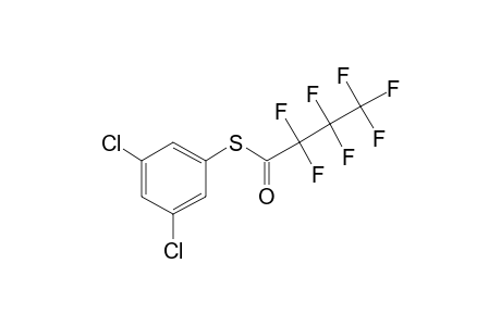 3,5-Dichlorothiophenol, S-heptafluorobutyryl-