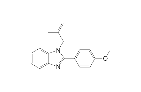 2-(4-methoxyphenyl)-1-(2-methyl-2-propenyl)-1H-benzimidazole