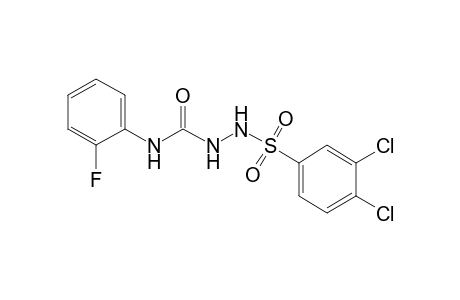 1-[(3,4-dichlorophenyl)sulfonyl]-4-(o-fluorophenyl)semicarbazide