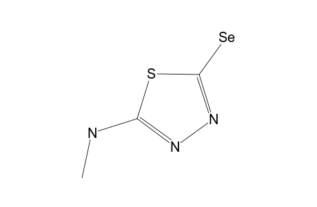 5-METHYLAMINO-1,3,4-3H-THIADIAZOLINE-2-SELONE