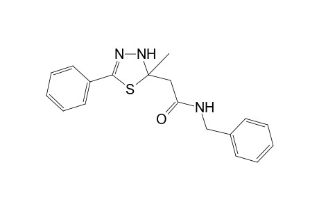 Acetamide, N-benzyl-2-(2,3-dihydro-2-methyl-5-phenyl-1,3,4-thiadiazol-2-yl)-