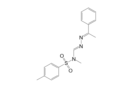 N-methyl-N-{[(alpha-methylbenzylidene)hydrazono]methyl}-p-toluene sulfonamide