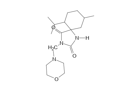 6-isopropyl-9-methyl-3-(morpholinomethyl)-1,3-diazaspiro[4.5]decane 2,4-dione