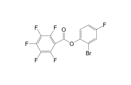 Pentafluorobenzoic acid, 2-bromo-4-fluorophenyl ester