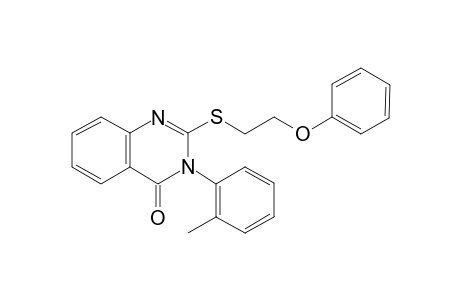 3-(2-methylphenyl)-2-[(2-phenoxyethyl)sulfanyl]-4(3H)-quinazolinone