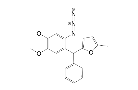 2-[(2-Azido-4,5-dimethoxyphenyl)(phenyl)methyl]-5-methylfuran