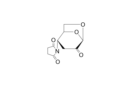 Pyrrolidine-2,5-dione, 1-(4-oxo-6,8-dioxabicyclo[3.2.1]oct-2-yl)-