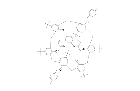 #5;5,11,17,23,29,35-HEXA-TERT.-BUTYL-39,42-DIHYDROXY-38,41-BIS-[(4-METHYLBENZYL)-OXY]-37,40-[1,10-PHENANTHROLINE-2,9-DIYLBIS-(METHYLENEOXY)]-CALIX-[6]-A