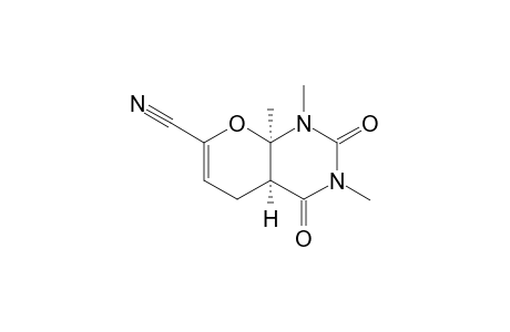 1,3,4,4A-5-8A-HEXAHYDRO-1,3,8A-TRIMETHYL-2,4-DIOXO-2H-PYRANO-[2,3-D]-PYRIMIDINE-7-CARBONITRILE