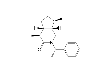 (1S,5S,6R,9R,1'S)-5,9-Dimethyl-3-(1'-phenylethyl)-3-azabicyclo[4.3.0]nonan-4-one
