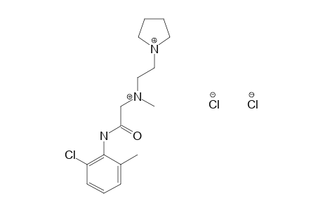 6'-chloro-2-[methyl[2-(1-pyrrolidinyl)ethyl]amino}-o-acetotoluidide, dihydrochloride