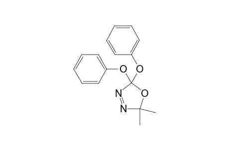 5,5-Dimethyl-2,2-diphenoxy-.delta(3)-1,3,4-oxadiazoline