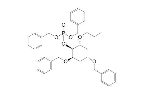 (1R,2R,4R,6R)-2,4-Di-O-benzyl-1-O-dibenzyloxyphosphoryl-6-O-propylcyclohexane-1,2,4,6-tetraol