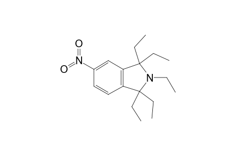 ISOINDOLINE, 5-NITRO-1,1,2,3,3- PENTAETHYL-,