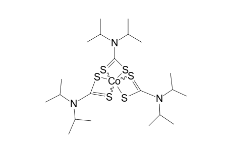 TRIS-(N,N-DIISOPROPYL-DITHIOCARBAMATO)-COBALT-(3)-COMPLEX