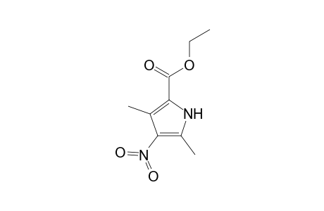 3,5-Dimethyl-4-nitropyrrole-2-carboxylic acid, ethyl ester