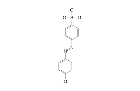 p-(p-hydroxyphenylazo)benzenesulfonic acid