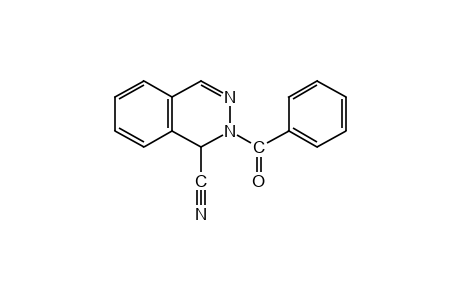 2-benzoyl-1,2-dihydro-1-phthalazinecarbonitrile