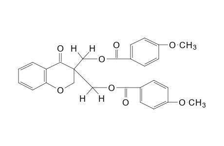 3,3-BIS(HYDROXYMETHYL)-2,3-DIHYDRO-4H-1-BENZOPYRAN-4-ONE, DI-p-ANISATE