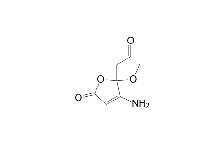 2-Furanacetaldehyde, 3-amino-2,5-dihydro-2-methoxy-5-oxo-