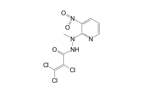 trichloroacrylic acid, 2-methyl-2-(3-nitro-2-pyridyl)hydrazide