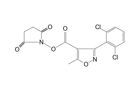 3-(2,6-dichlorophenyl)-5-methyl-4-isoxazolecarboxylic acid, ester with N-hydroxysuccinimide