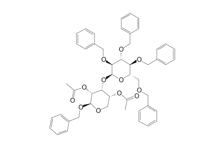 BENZYL-2,4-DI-O-ACETYL-3-O-(2,3,4,6-TETRA-O-BENZYL-ALPHA-D-GLUCOPYRANOSYL)-BETA-D-RIBOPYRANOSIDE