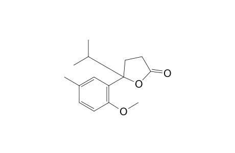 dihydro-5-isopropyl-5-(6-methoxy-m-tolyl)-2-(3H)-furanone