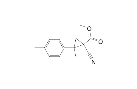 Methyl 1-cyano-2-methyl-2-p-methylphenylcyclopropanecarboxlate