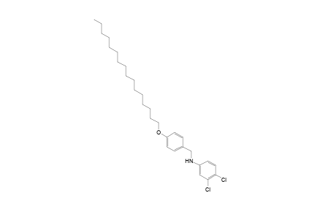 N-(3,4-dichlorophenyl)-p-(hexadecyloxy)benzylamine