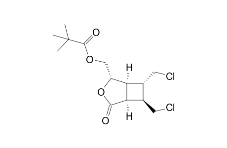(1S,4S,5R,6S,7S)-6,7-BIS-(CHLOROMETHYL)-4-(PIVALOYLMETHYL)-3-OXABICYCLO-[3.2.0]-HEPTAN-2-ONE