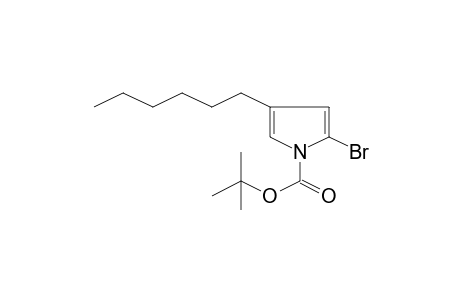 1H-Pyrrole-1-carboxylic acid, 2-bromo-4-hexyl-, tert-butyl ester