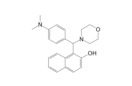 1-[[4-(dimethylamino)phenyl](4-morpholinyl)methyl]-2-naphthol