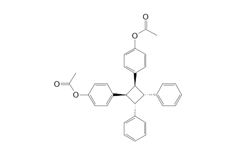 [(1R*,2S*,3R*,4S*)-3,4-Diphenylcyclobutane-1,2-diyl]dibenzene-4,1-diyl diacetate