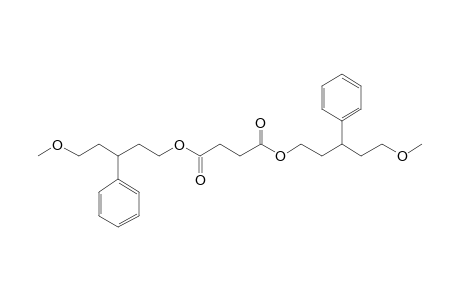 Succinic acid, di(5-methoxy-3-phenylpentyl) ester