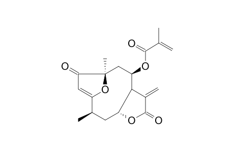 (4R,6R,7S,8R,10R)-1-OXO-3,10-EPOXY-8-METHACRYLOXYGERMACRA-2,11(13)-DIEN-6,12-OLIDE