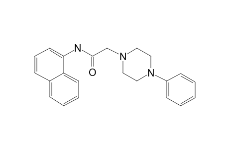 Acetamide, N-(1-naphthyl)-2-(4-phenyl-1-piperazinyl)-