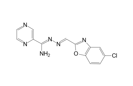 2-N(1)-{[(5'-Chlorobenzoxazolyll)methylene]amidrazone-methylene}-pyrazine