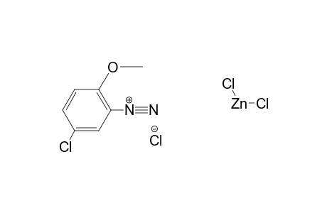 5-chloro-2-methoxybenzenediazonium chloride, compound with zinc chloride(2.1)