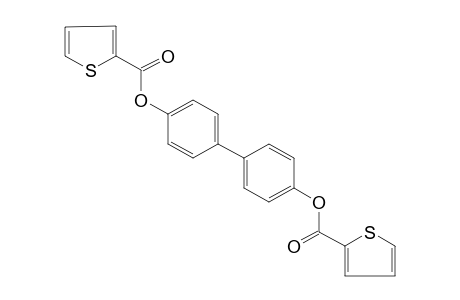 2-thiophenecarboxylic acid, 4,4'-biphenylene ester