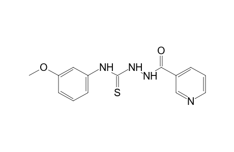 4-(m-methoxyphenyl)-1-nicotinoyl-3-thiosemicarbazide