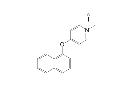 1-Methyl-4-(.alpha.-naphthoxy)pyridinium iodide